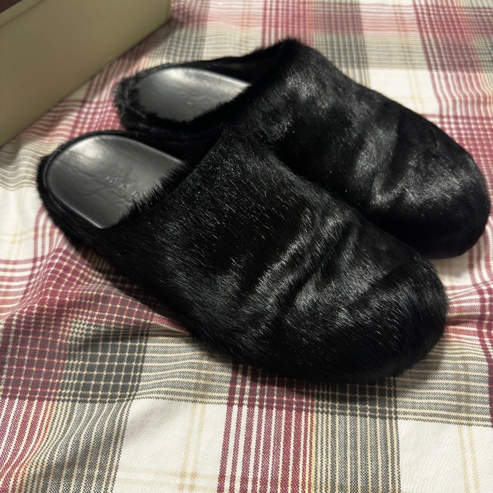 Marni mohair mules